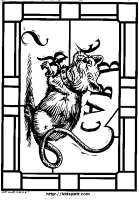 A coloring page of harry potter